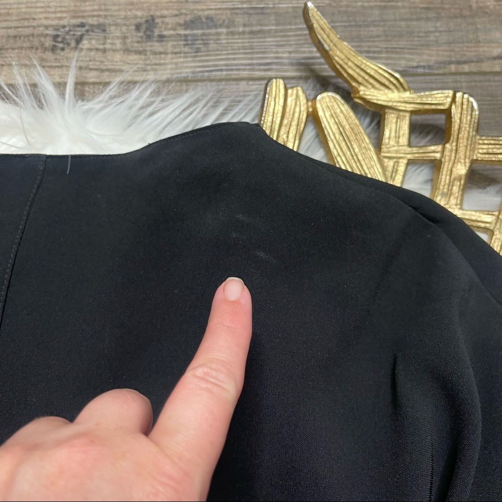 Blanque Button Down Blazer Black - image 6